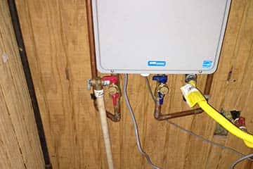 Tankless water heater services.